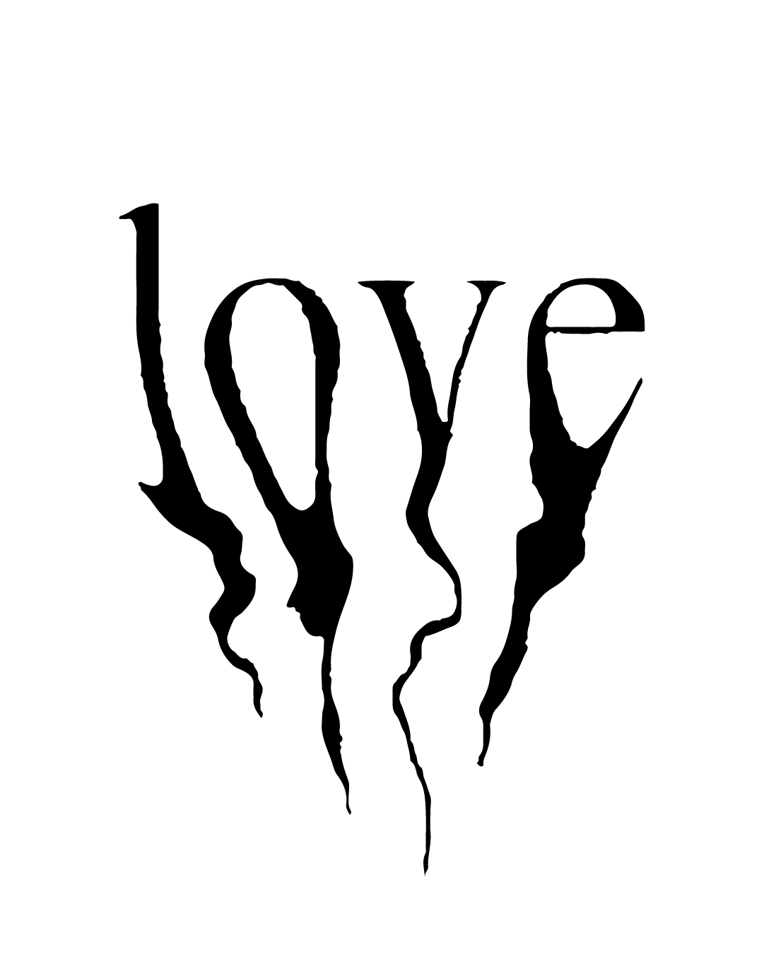 Napis Love - Tatuaż tymczasowy Jagua 5x5