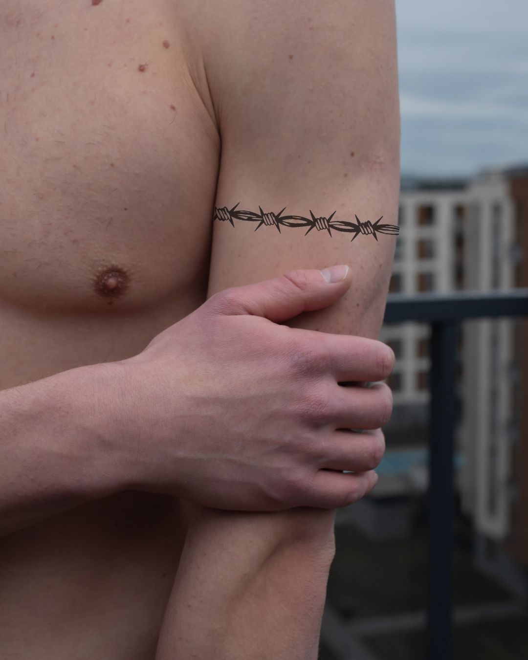 Cierniowe bransolety - Tatuaż tymczasowy Jagua 25x15