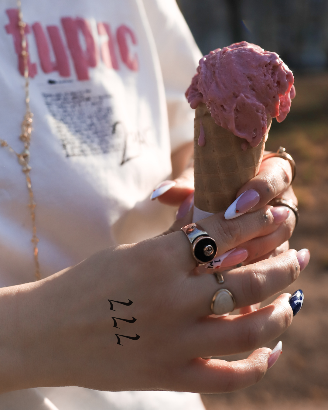 Anielska liczba szczęście 777 - Tatuaż tymczasowy Jagua 5x5