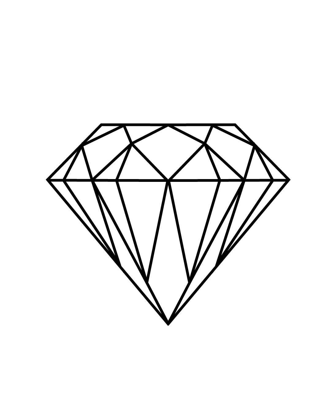 Diament VVS - Tatuaż tymczasowy Jagua 5x5