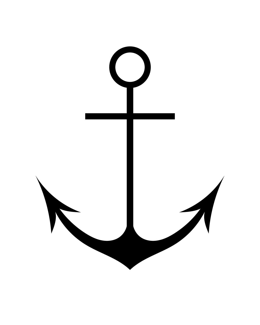 Anchor - Temporary Tattoo Jagua 5x5