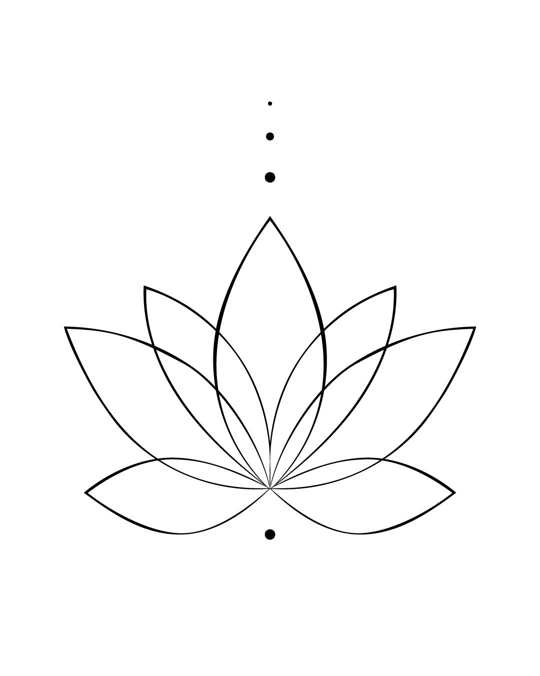 Lotos nie orlen - Tatuaż tymczasowy Jagua 5x5
