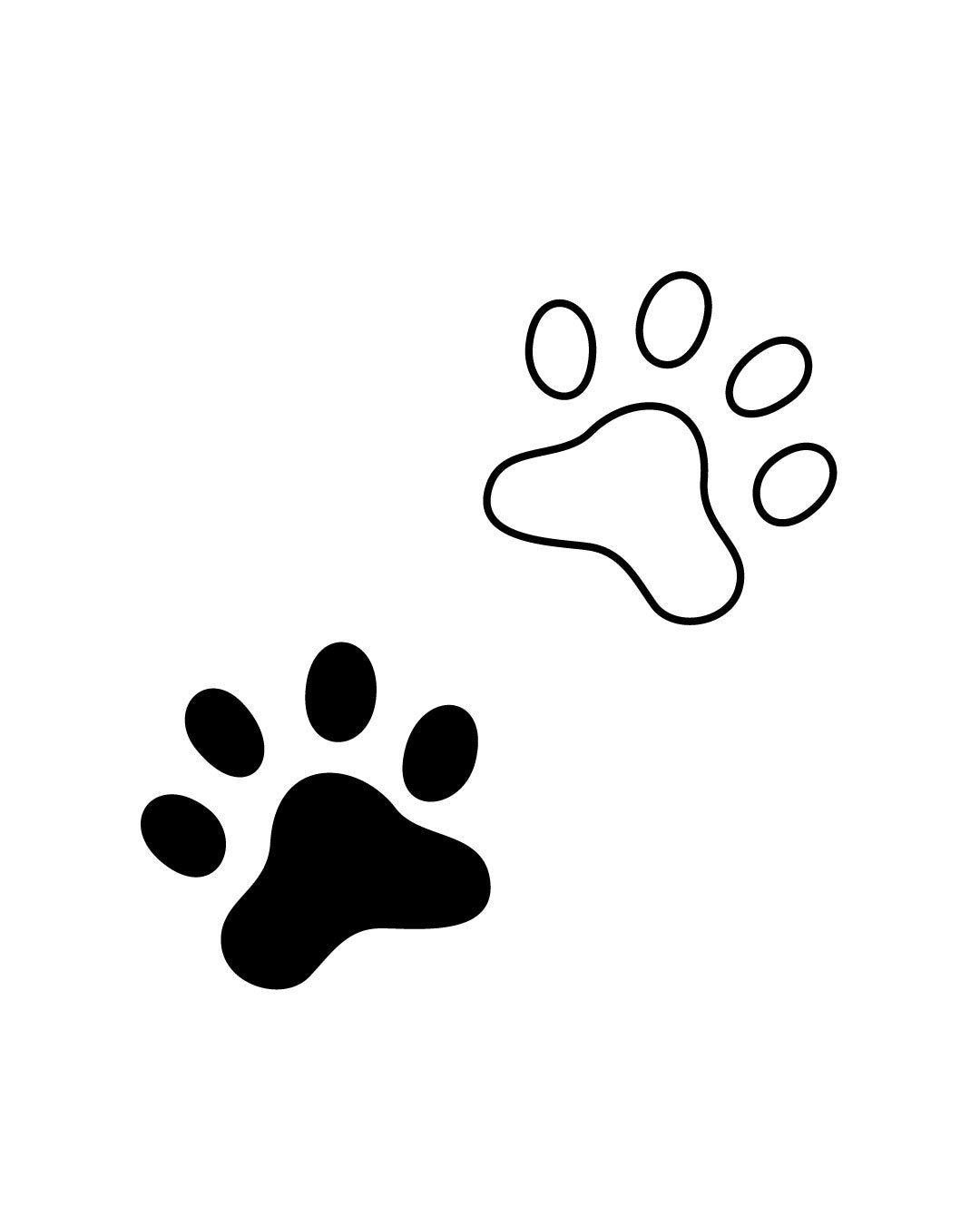 Łapki klapki - Tatuaż tymczasowy Jagua 5x5