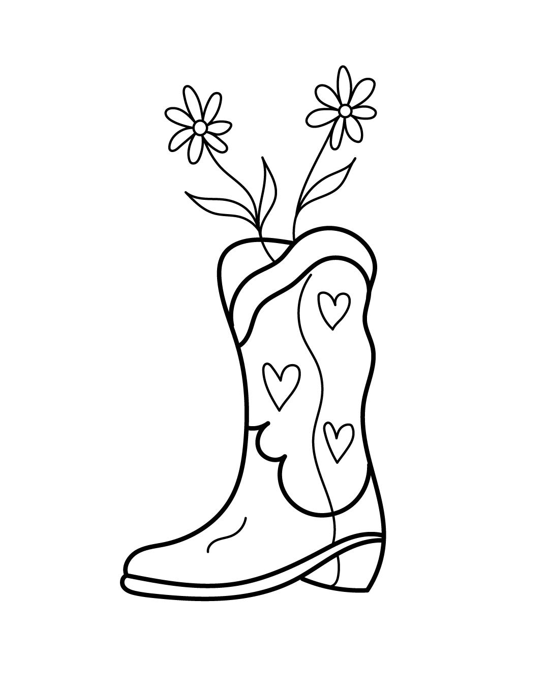 W moim bucie jest kwiat - Tatuaż tymczasowy Jagua 5x5