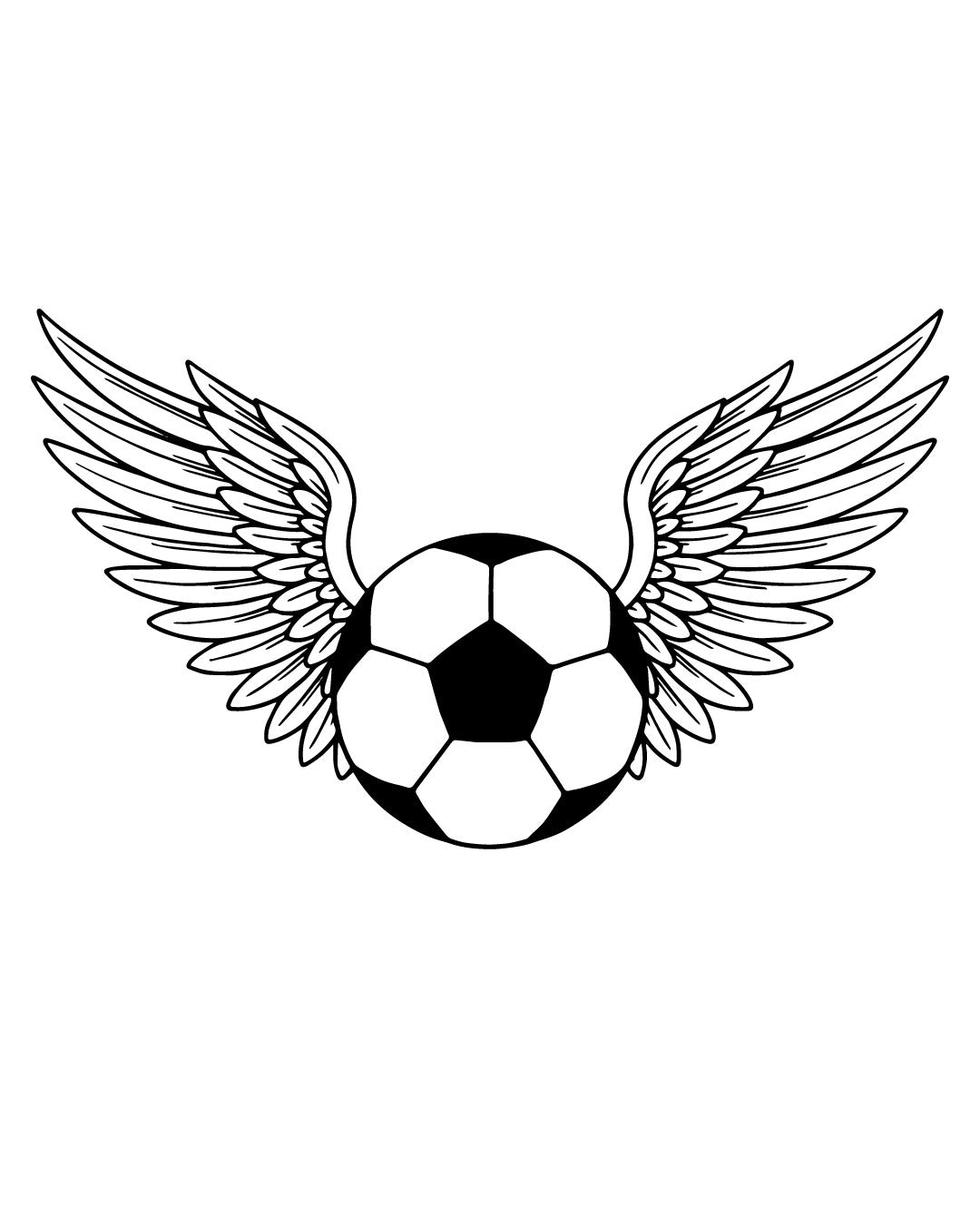 Football fly - Tatuaż tymczasowy Jagua 8x8