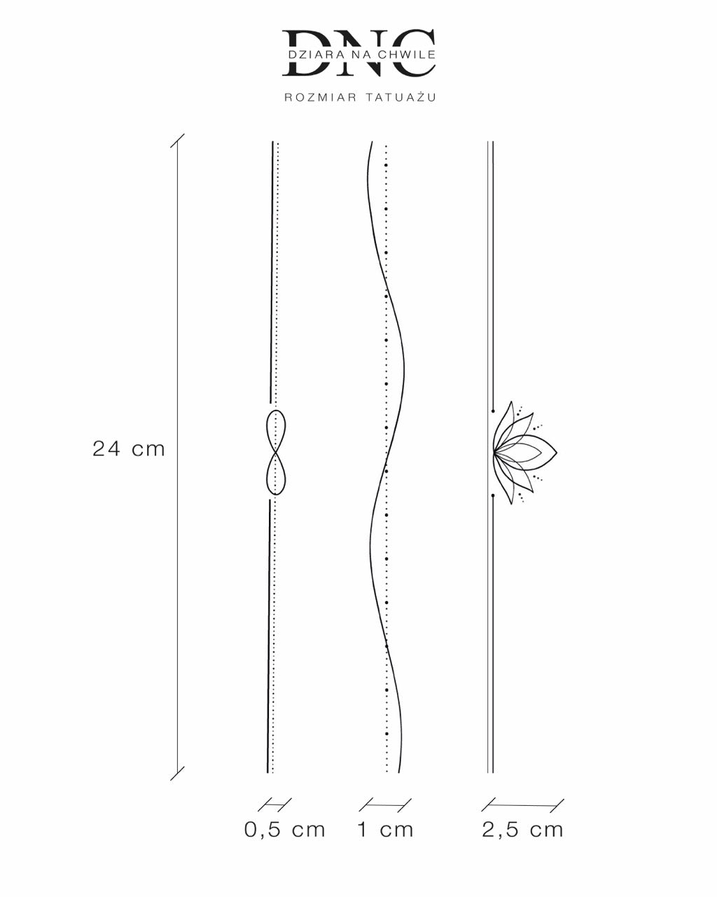 Набір браслетів - тимчасове тату Jagua 25x15