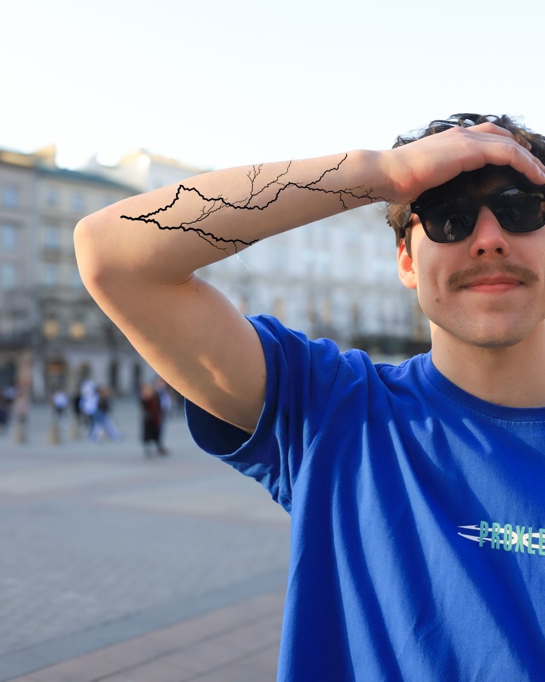 Idzie buża - Tatuaż tymczasowy Jagua 25x15 cm