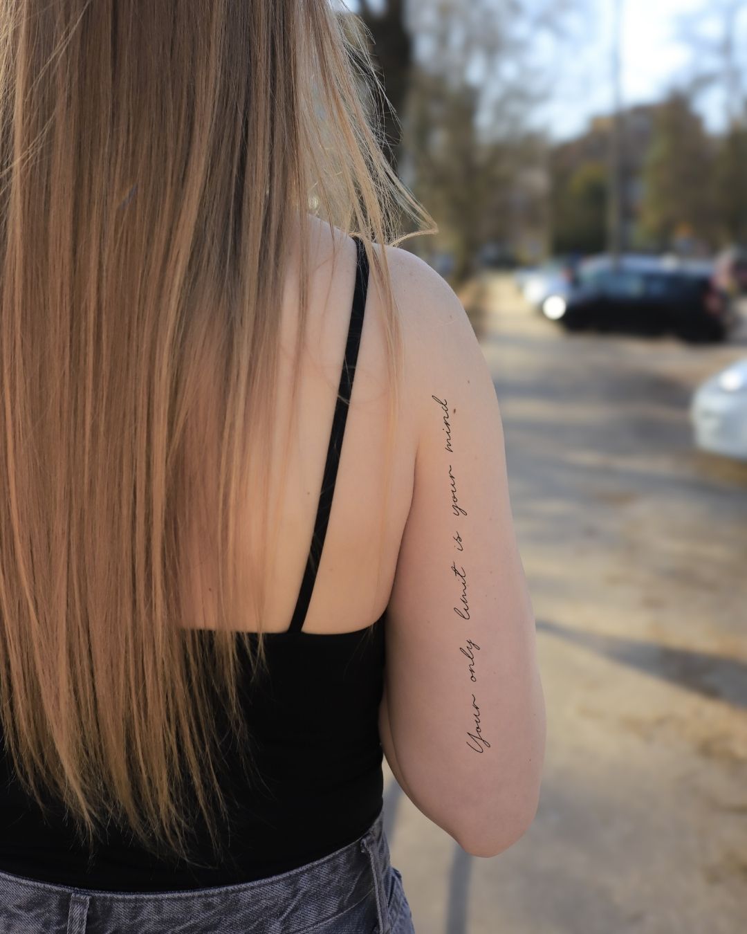 Długaśne napisy - Tatuaż tymczasowy Jagua 25x15