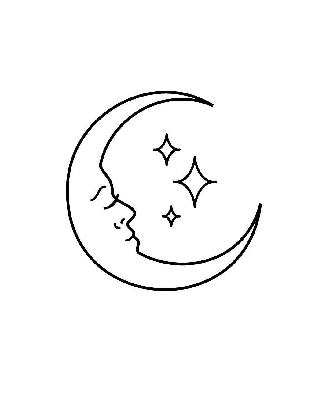 Starry Night - Temporary Tattoo Jagua 5x5