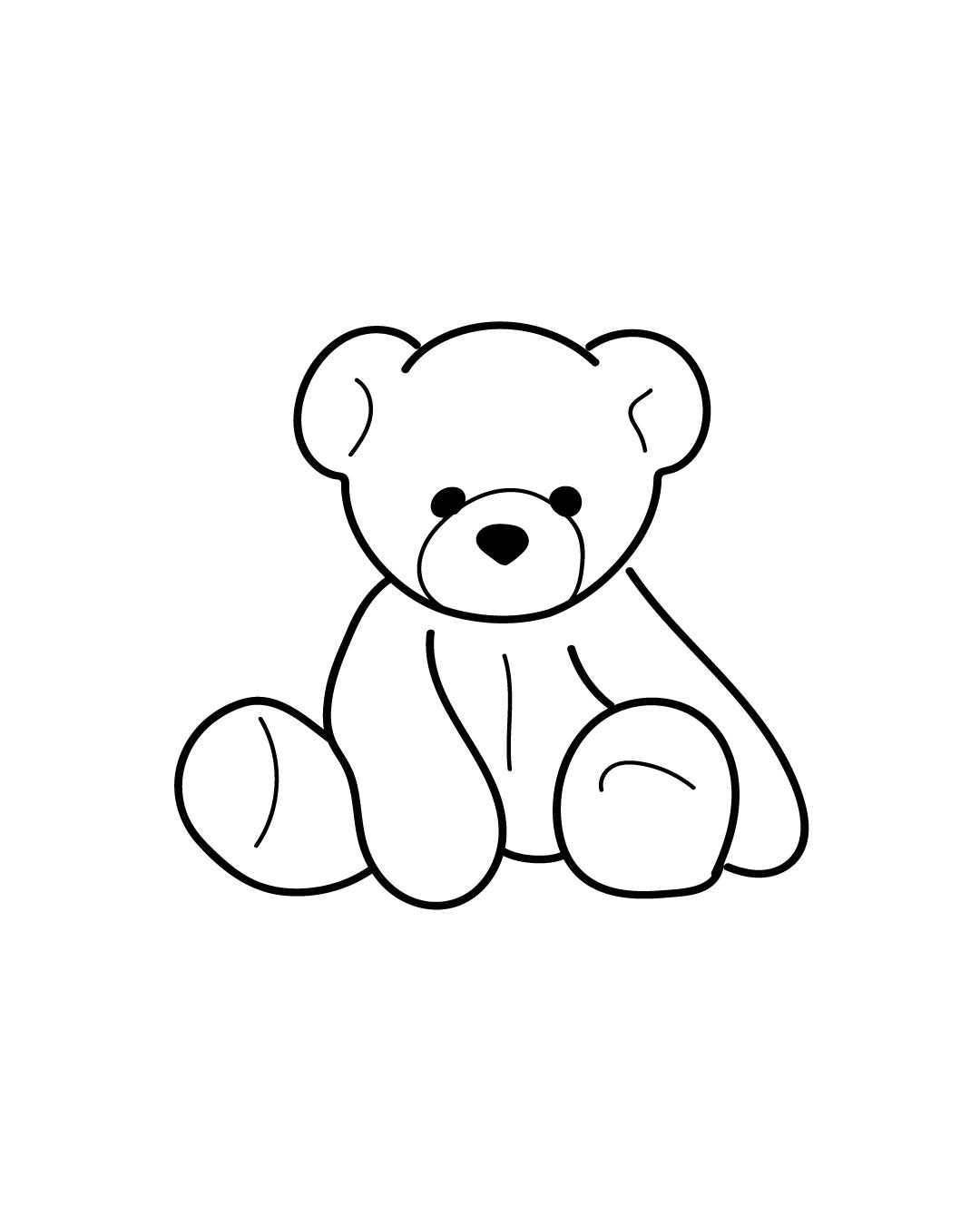 Misiak - Tatuaż tymczasowy Jagua 5x5