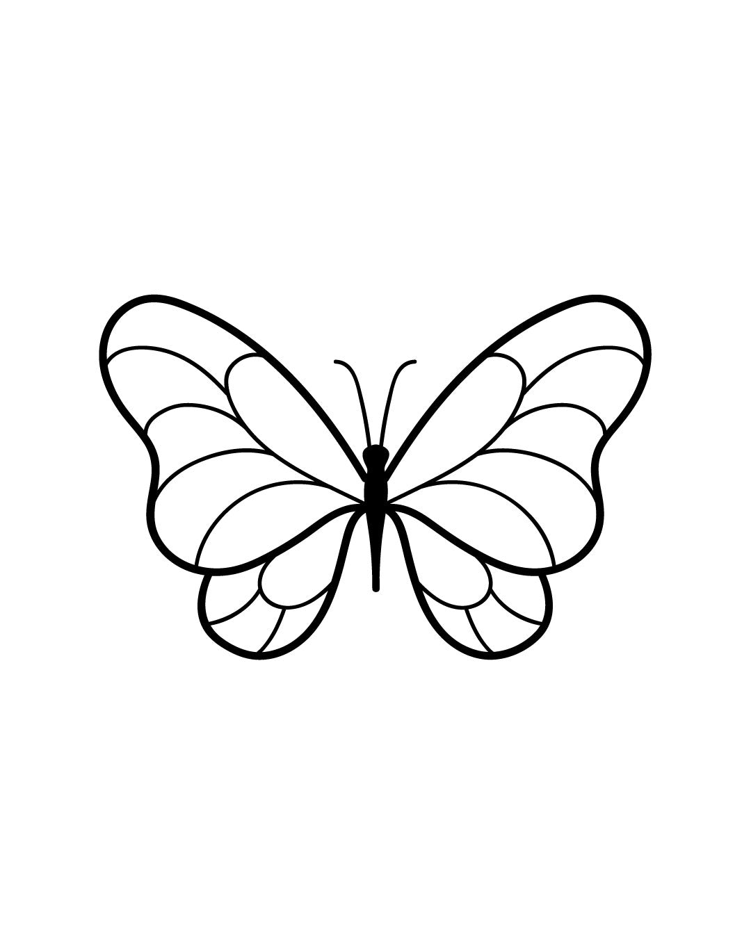 Malutki motylek - Tatuaż tymczasowy Jagua 5x5