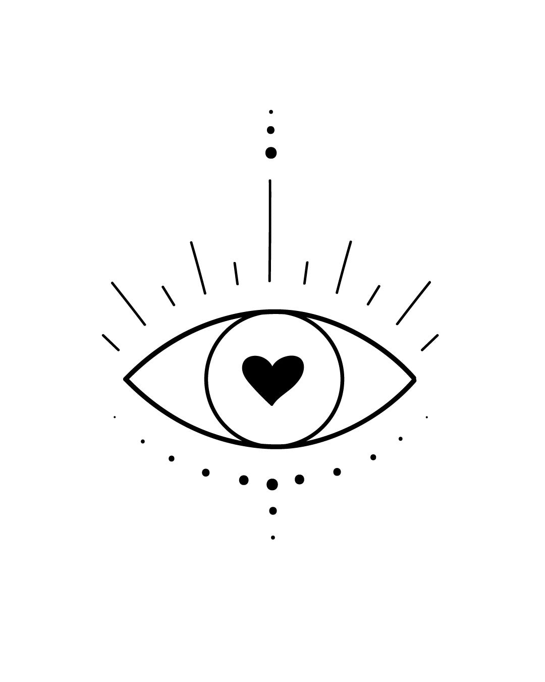 Vision of Love - Тимчасове тату Jagua 5x5