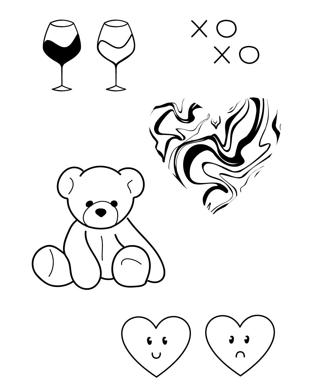 Set dla misia - Tatuaż tymczasowy Jagua 12x8