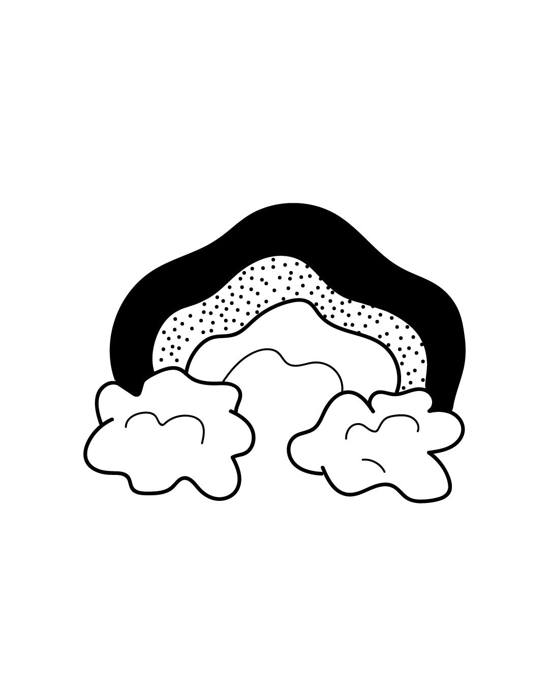 Tęczoooowo - Tatuaż tymczasowy Jagua 5x5