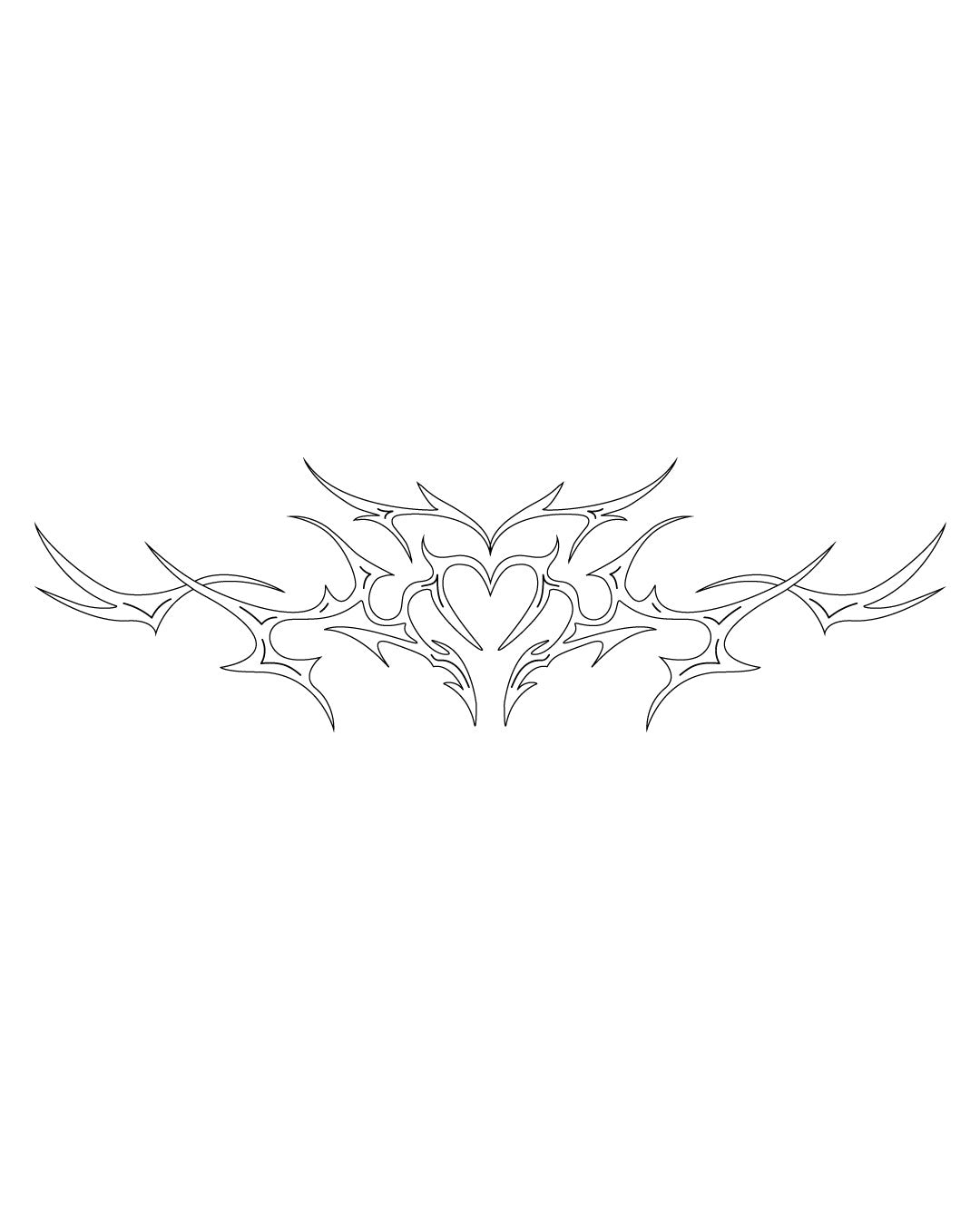 Tribalove - Тимчасове тату Jagua 25x15