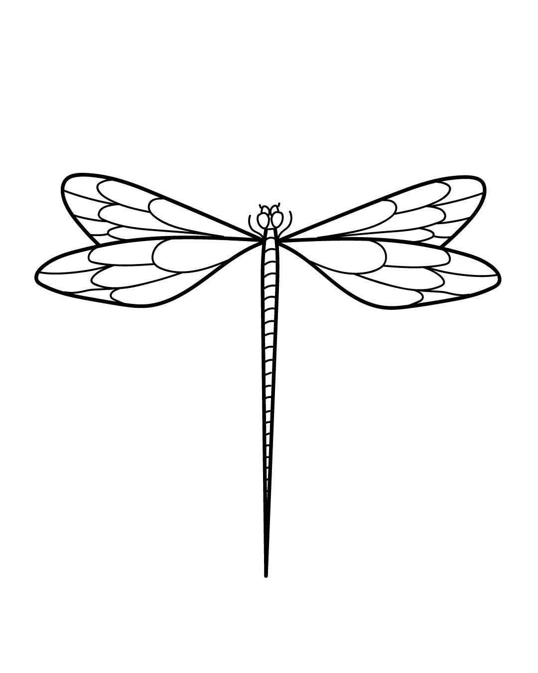 Ważna ważka - Tatuaż tymczasowy Jagua 5x5