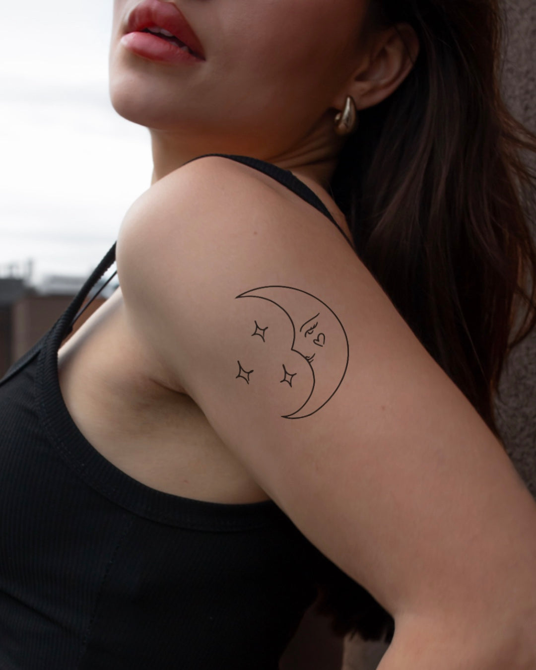 Przystanek nocny - Tatuaż tymczasowy Jagua 8x8