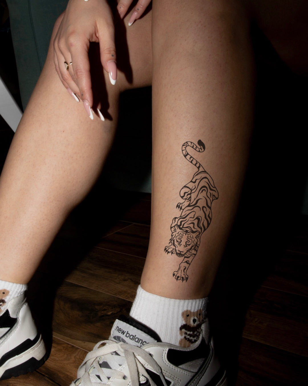 Przyczajony tygrys - Tatuaż tymczasowy Jagua 12x8