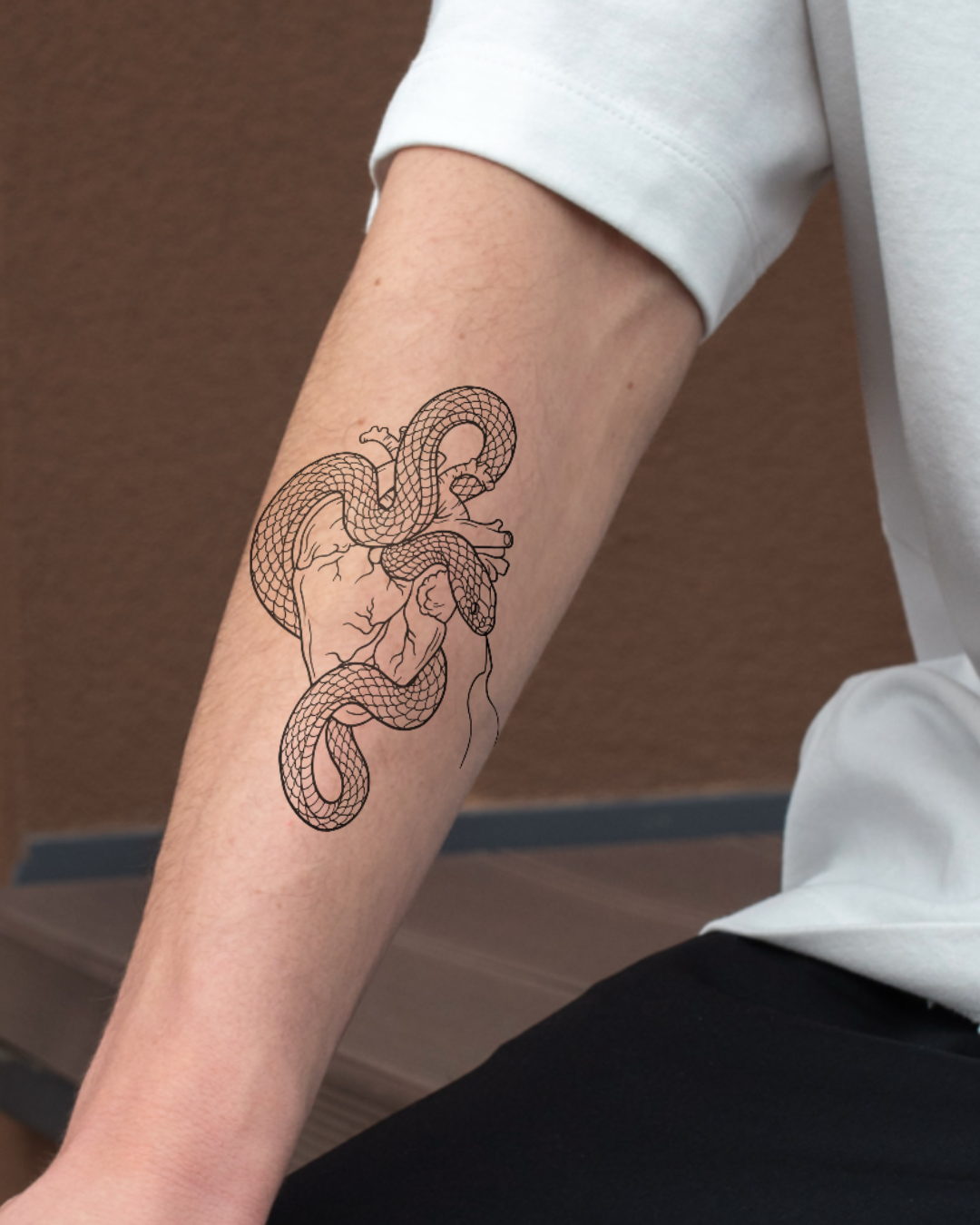 Dusząca miłość - Tatuaż tymczasowy Jagua 12x8