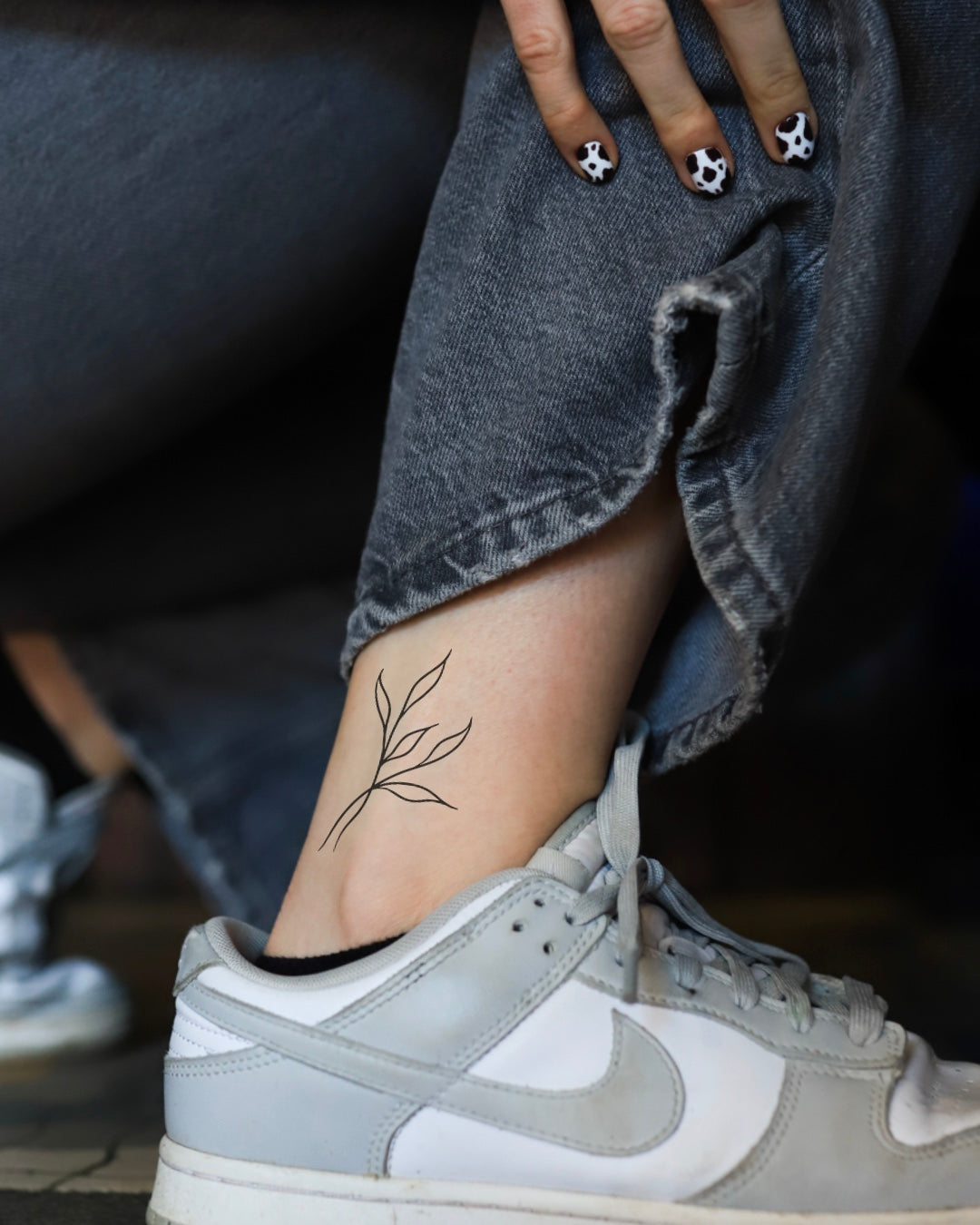 Listkowa kompozycja - Tatuaż tymczasowy Jagua 5x5