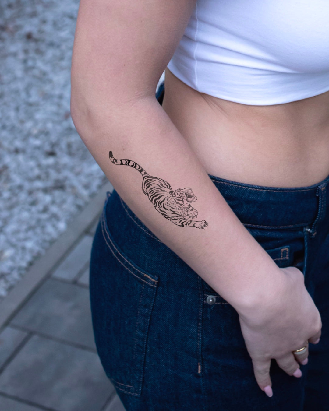 Tiger king - Tatuaż tymczasowy Jagua 12x8