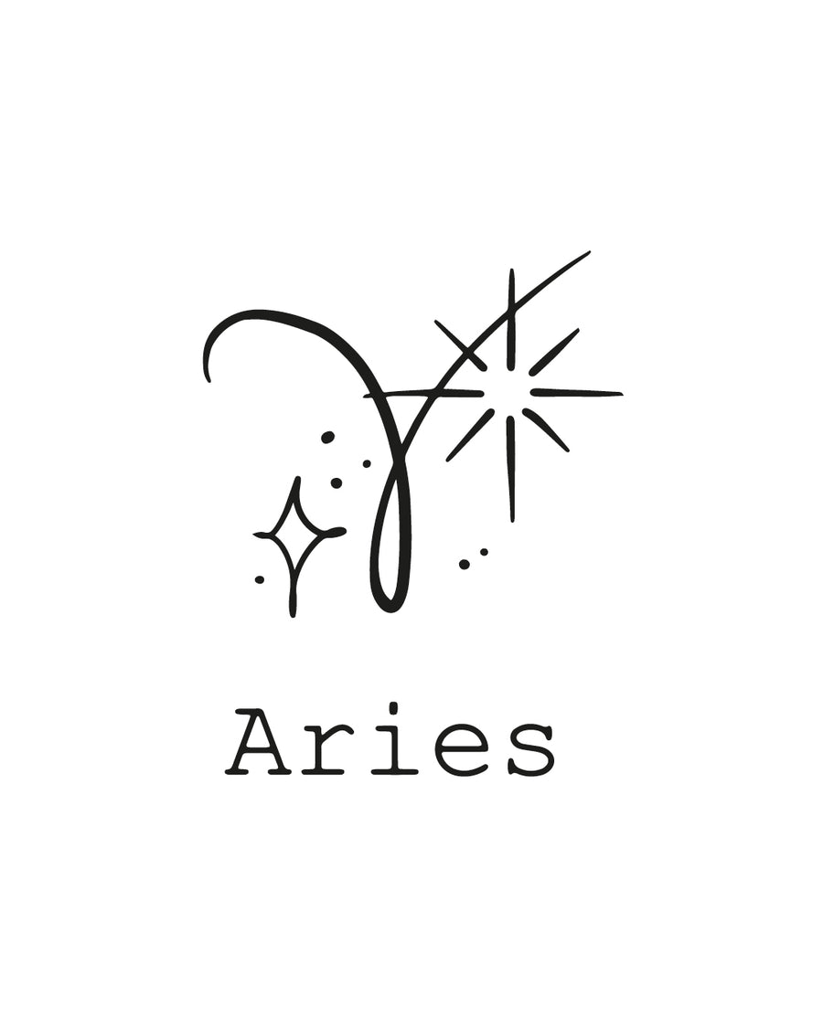 Zodiac Aries/Baran - Tatuaż tymczasowy Jagua 5x5