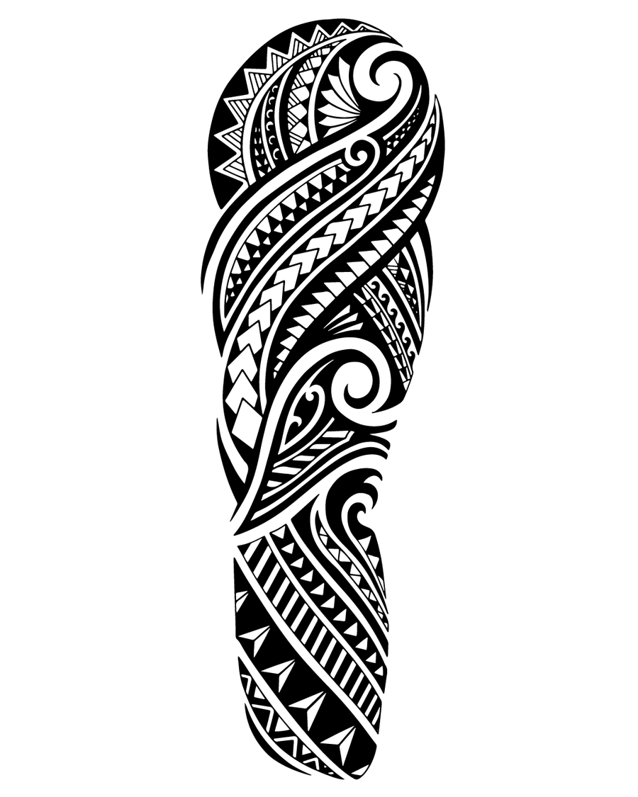 Celtycki rękaw - Tatuaż tymczasowy Jagua 45x15