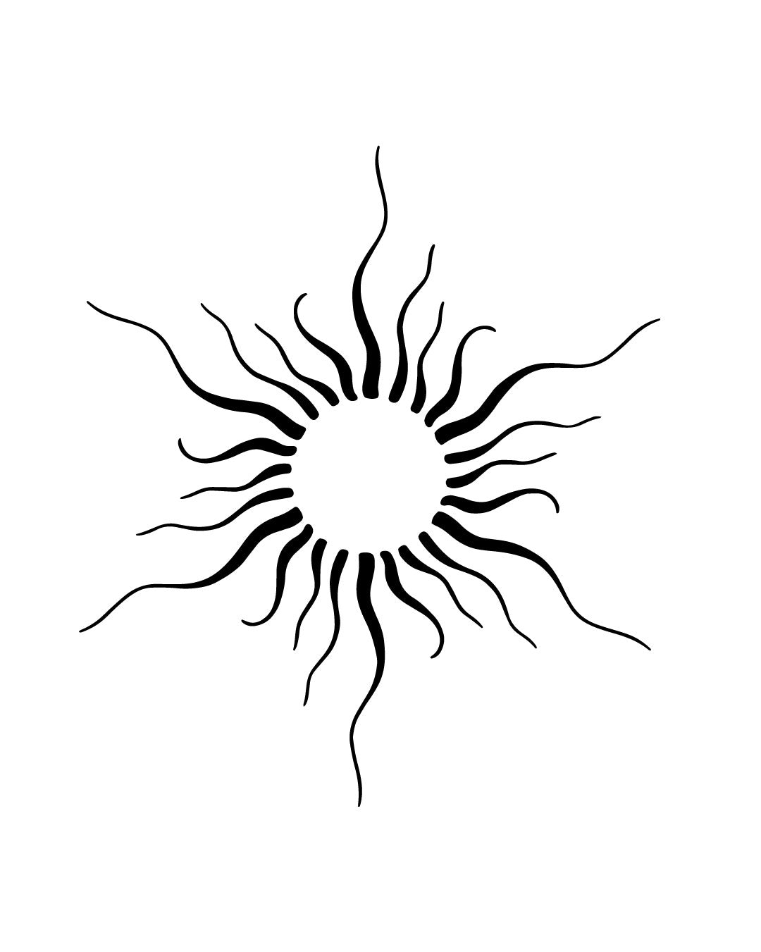 Sun day - Tatuaż tymczasowy Jagua 5x5