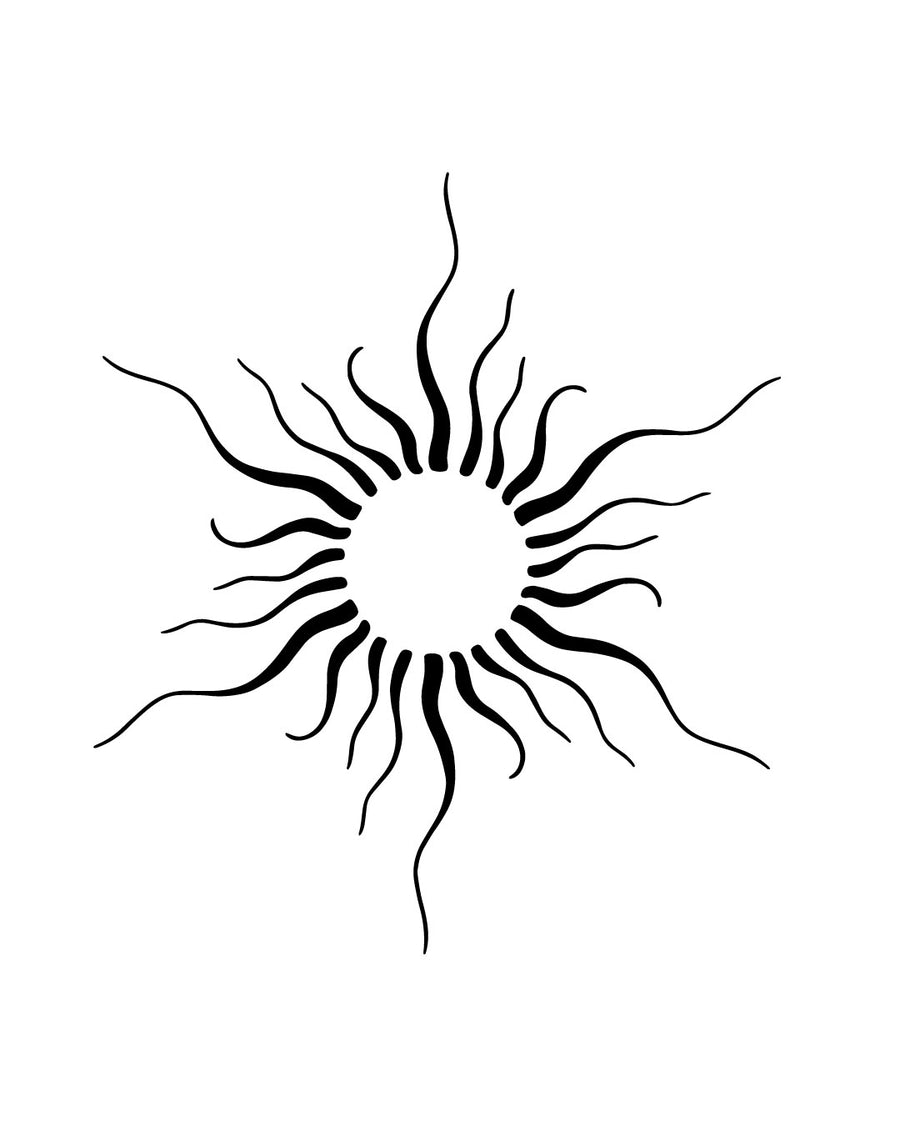 Sun day - Tatuaż tymczasowy Jagua 5x5