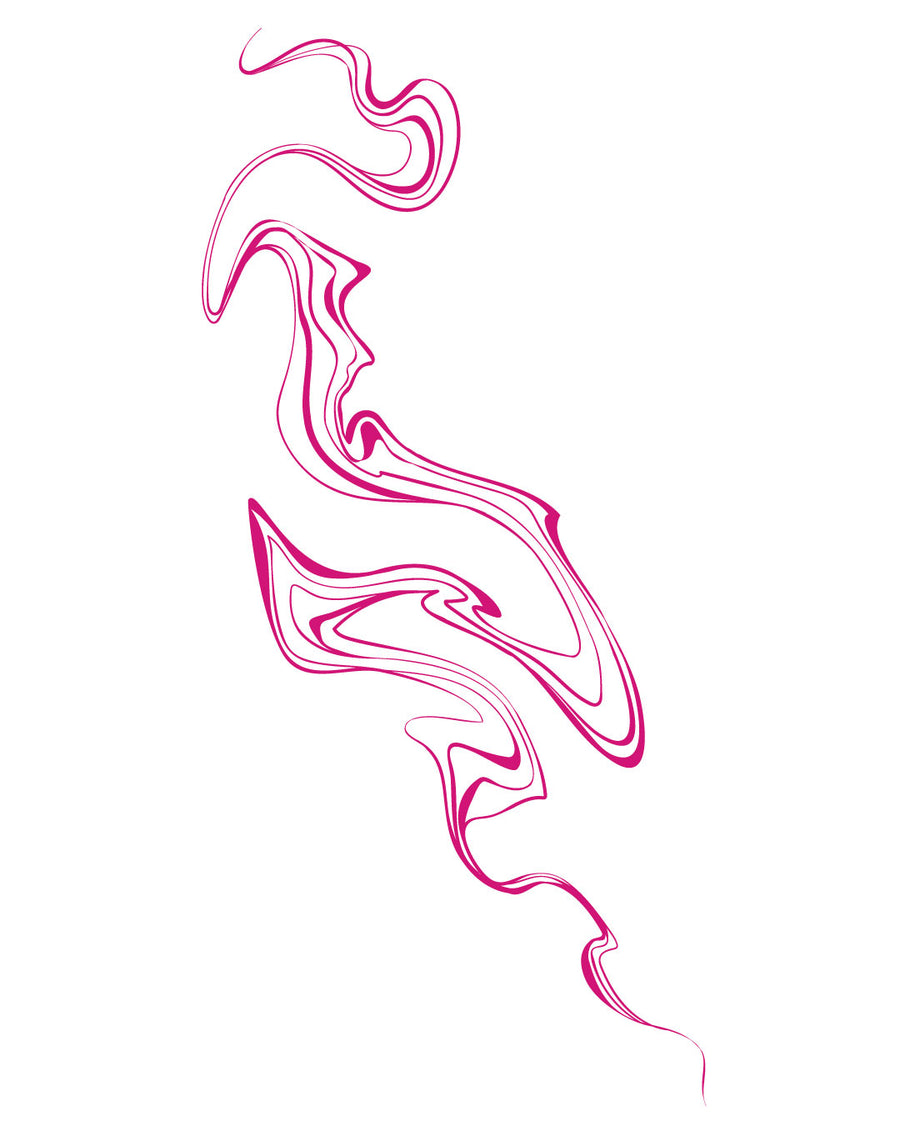 Kopci się - Neonowy tatuaż zmywalny 25x15