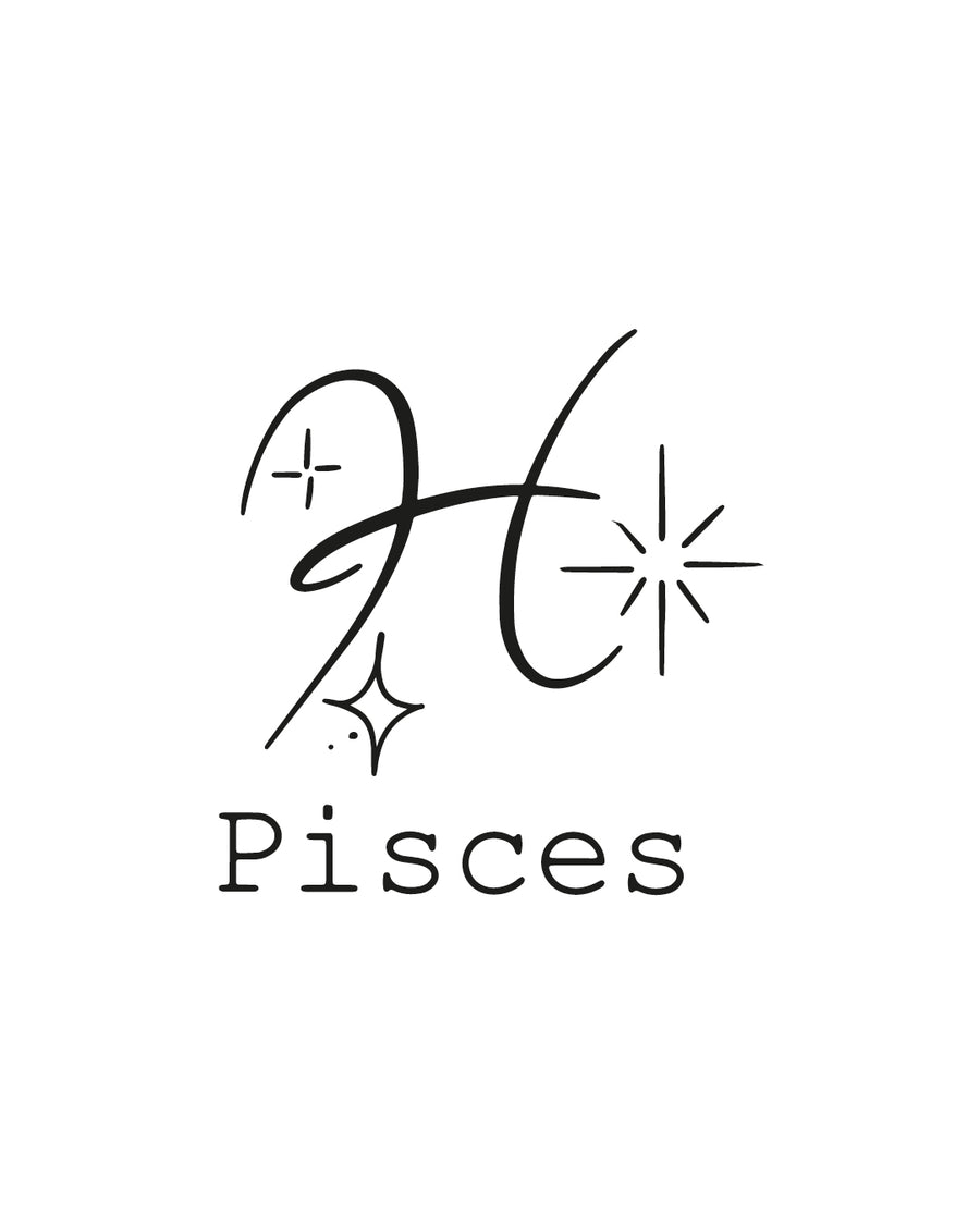 Zodiac Pisces/Ryby - Tatuaż tymczasowy Jagua 5x5