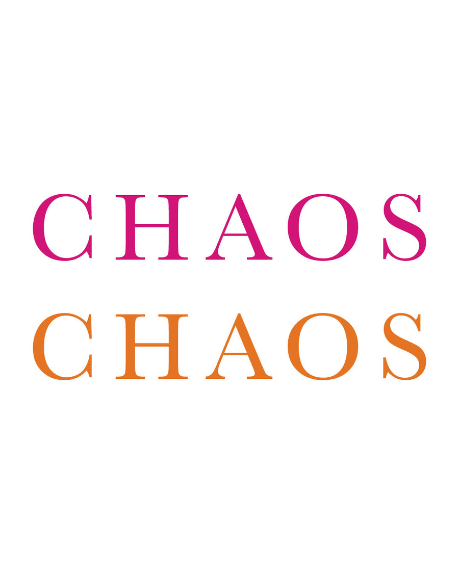 Dwa chaosy  - Neonowy tatuaż zmywalny 5x5