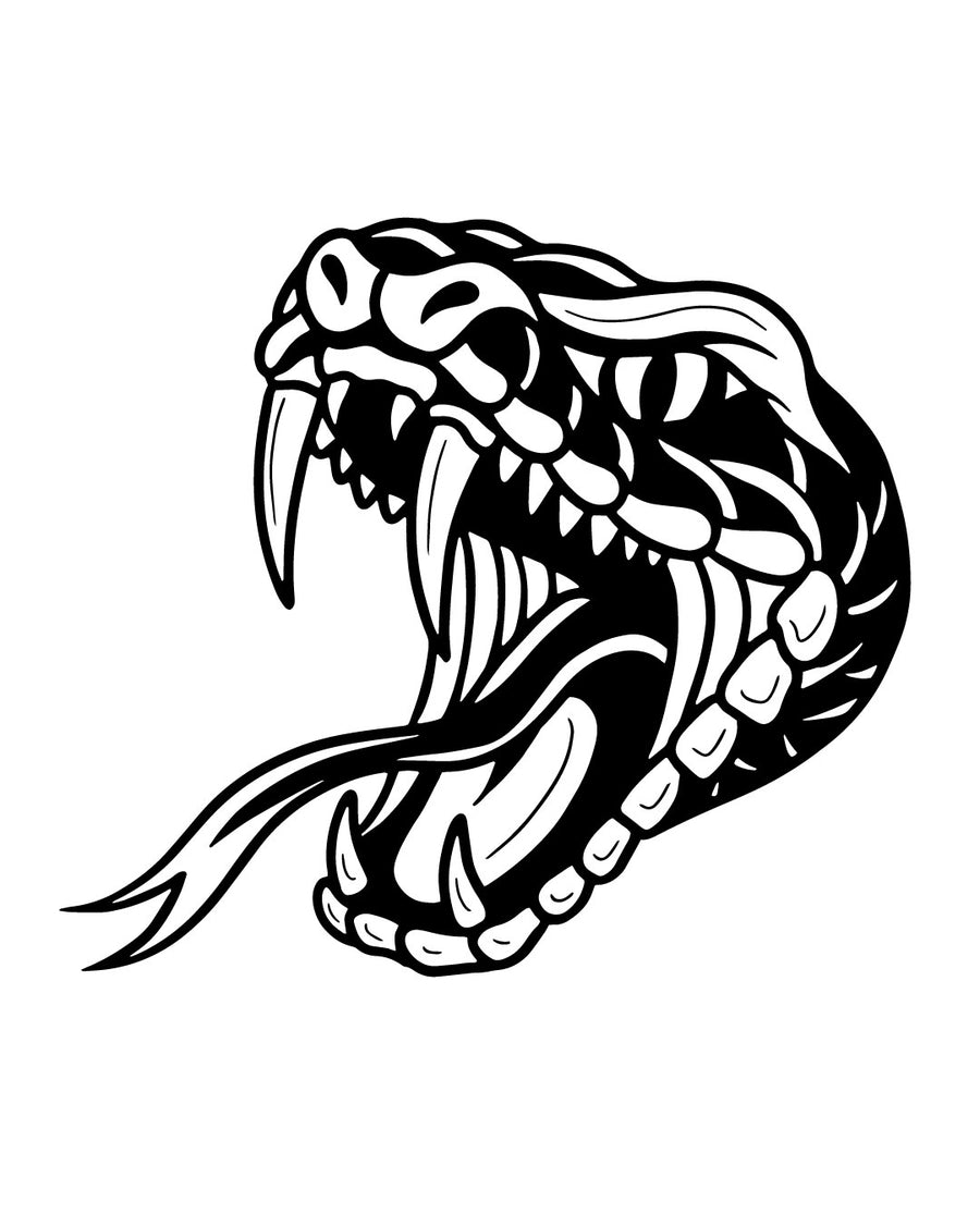 Sssmaczny kąsek - Tatuaż tymczasowy Jagua 8x8