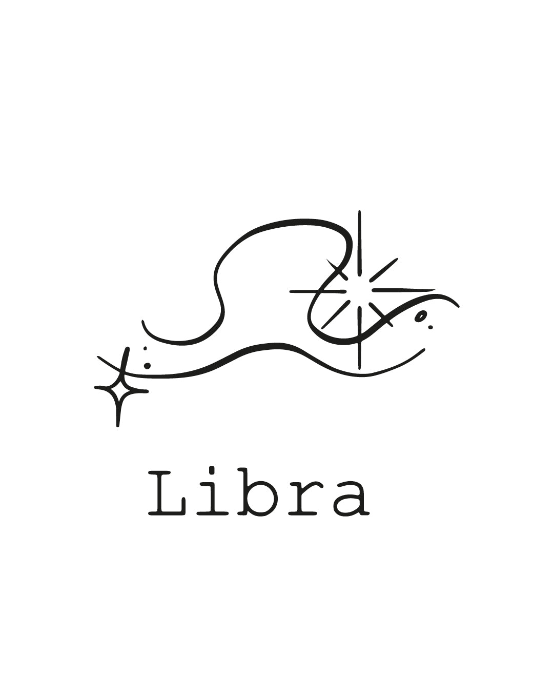 Zodiac Libra/Waga - Tatuaż tymczasowy Jagua 5x5