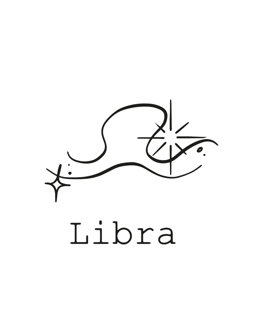 Zodiac Libra/Waga - Tatuaż tymczasowy Jagua 5x5