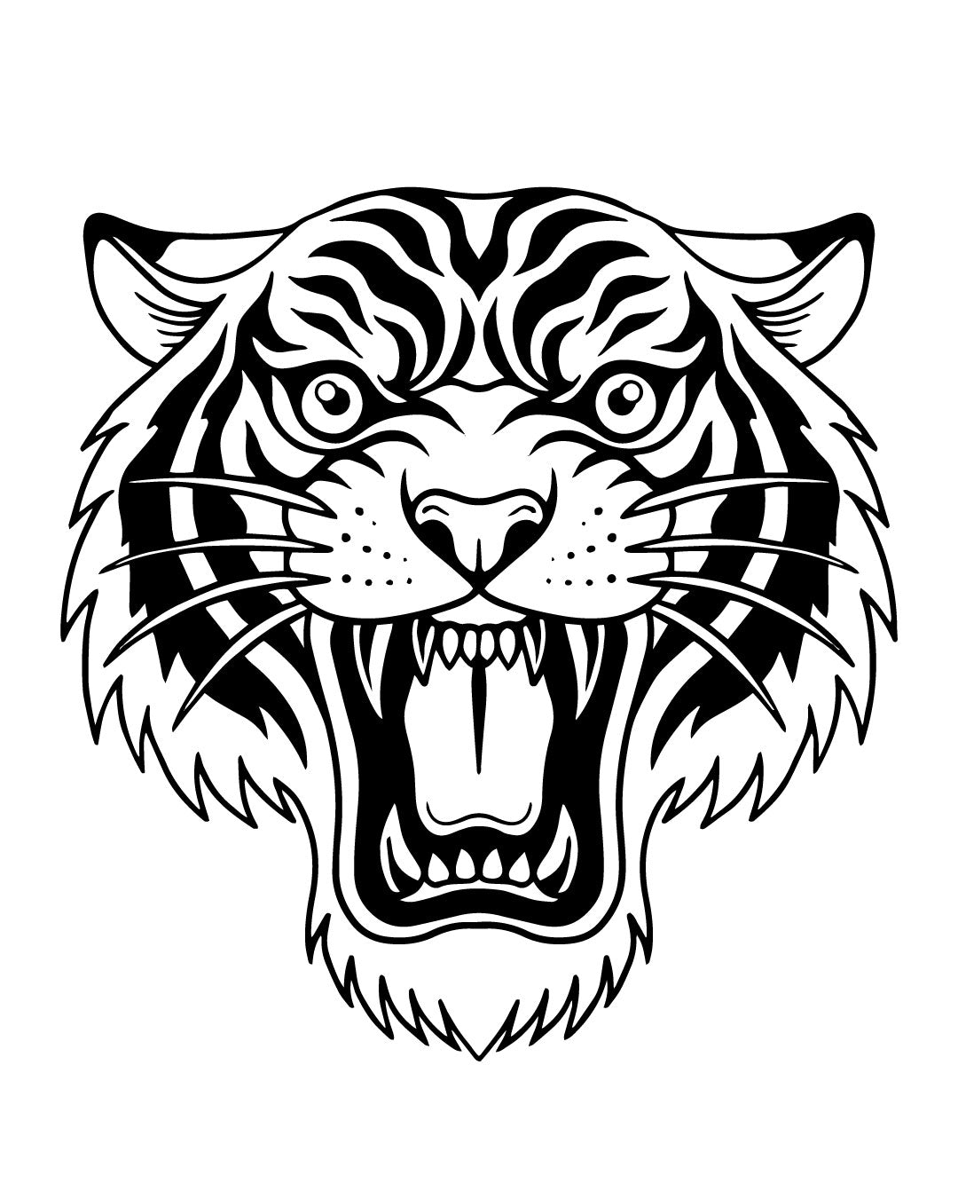 Tygrysek - Tatuaż tymczasowy Jagua 8x8