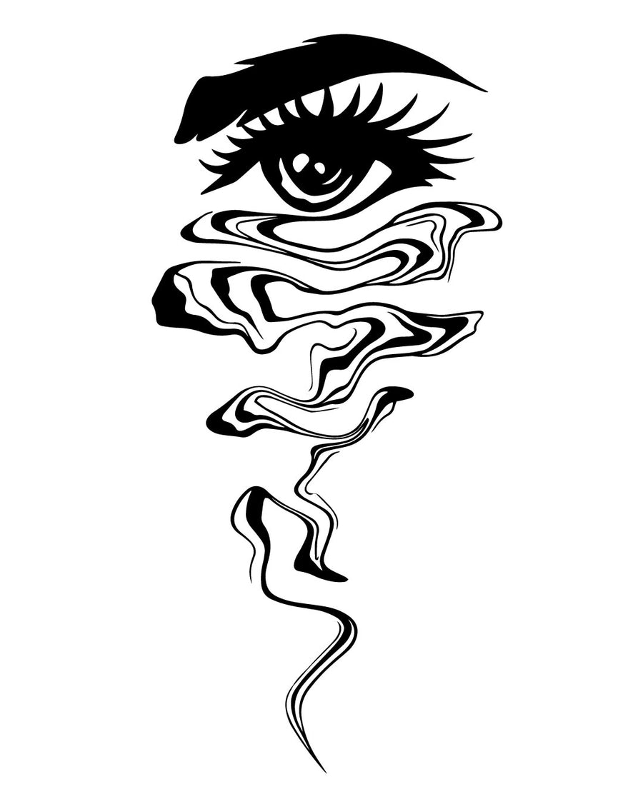 Utonąłem w twoim oku - Tatuaż tymczasowy Jagua 12x8