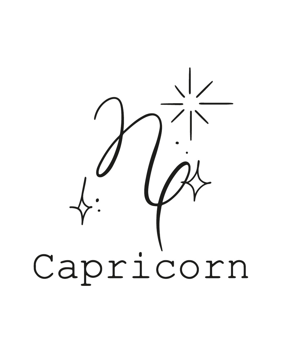 Zodiac Capricorn/Koziorożec - Tatuaż tymczasowy Jagua 5x5