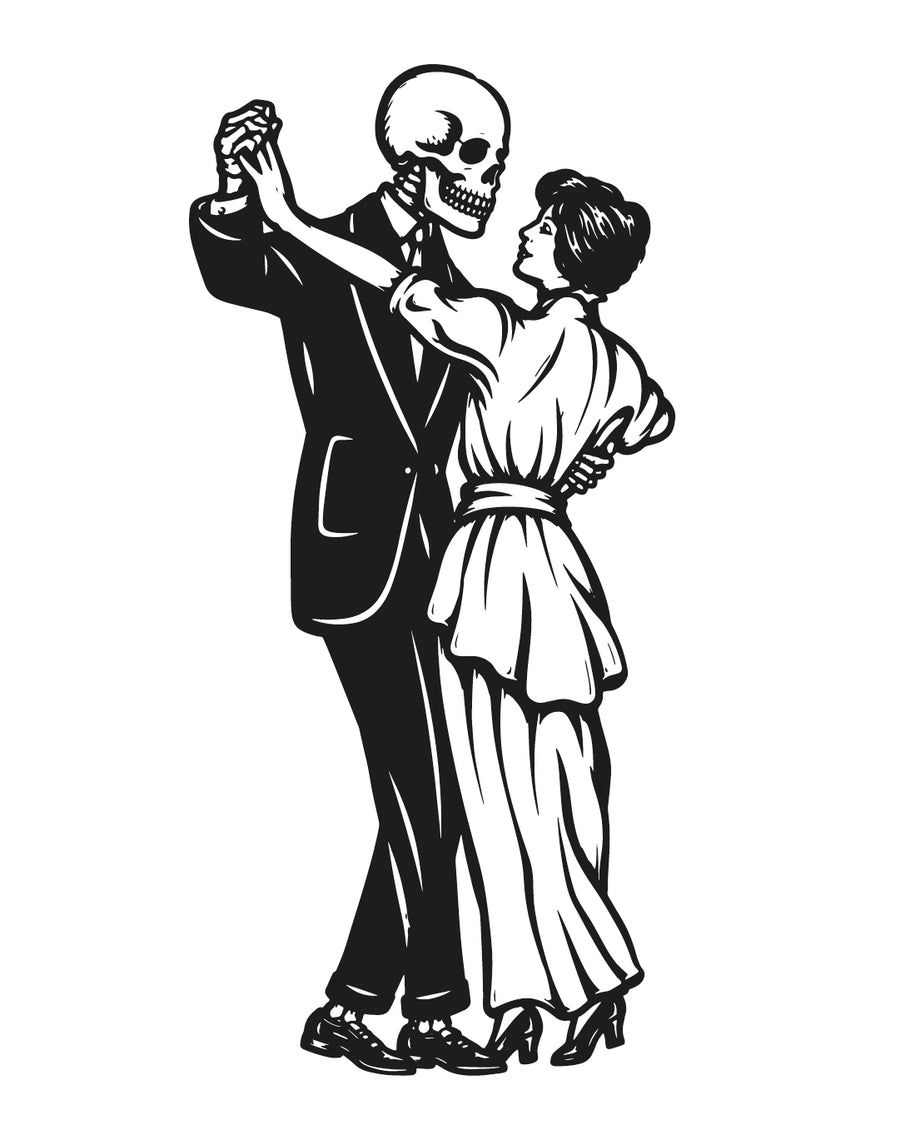 Dance macabre - Tatuaż tymczasowy Jagua 12x8