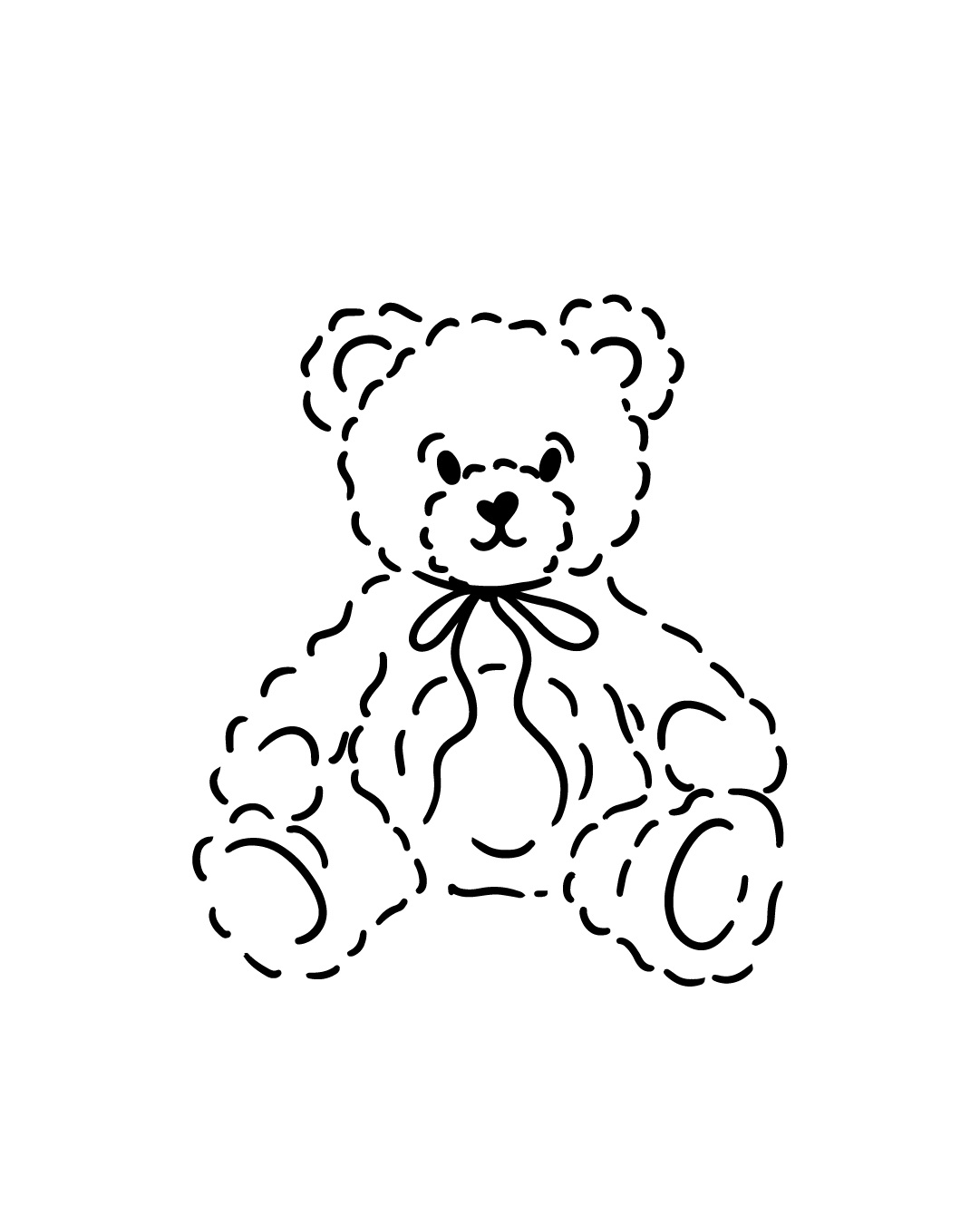 Misiaczek - Tatuaż tymczasowy Jagua 5x5 cm