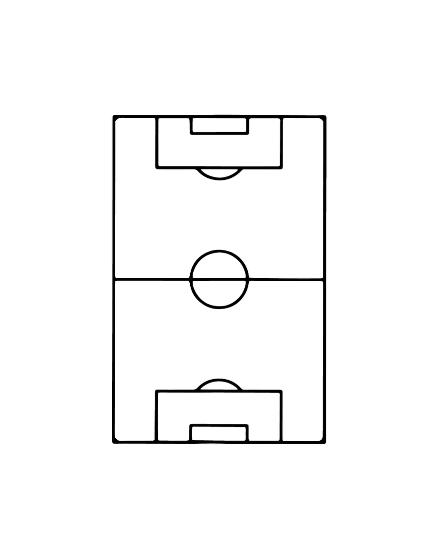 Boisko do piłki - Tatuaż tymczasowy Jagua 5x5