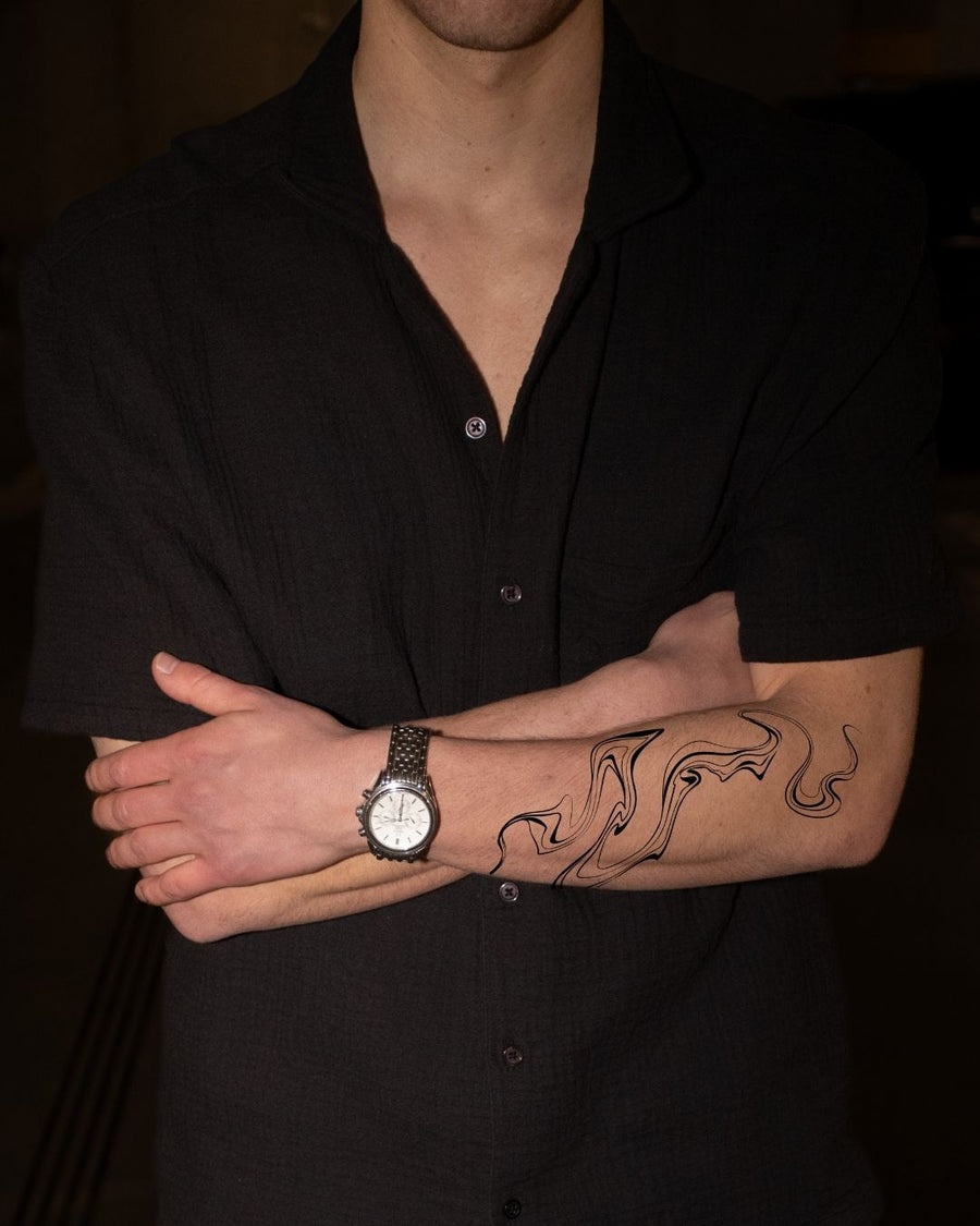 Abstractione - Temporary Tattoo Jagua 25x15