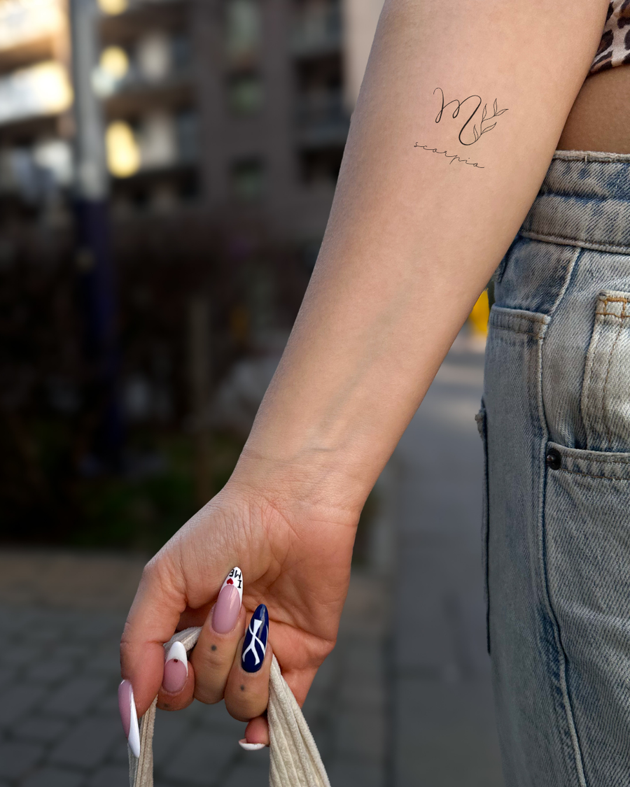 Zodiakalny Skorpion - Tatuaż tymczasowy Jagua 5x5