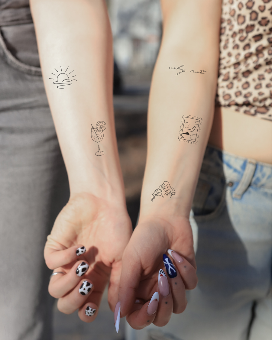 Mi amo Italia - Тимчасове татуювання Jagua 12x8