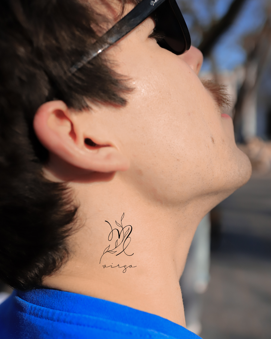 Zodiakalna Panna - Tatuaż tymczasowy Jagua 5x5