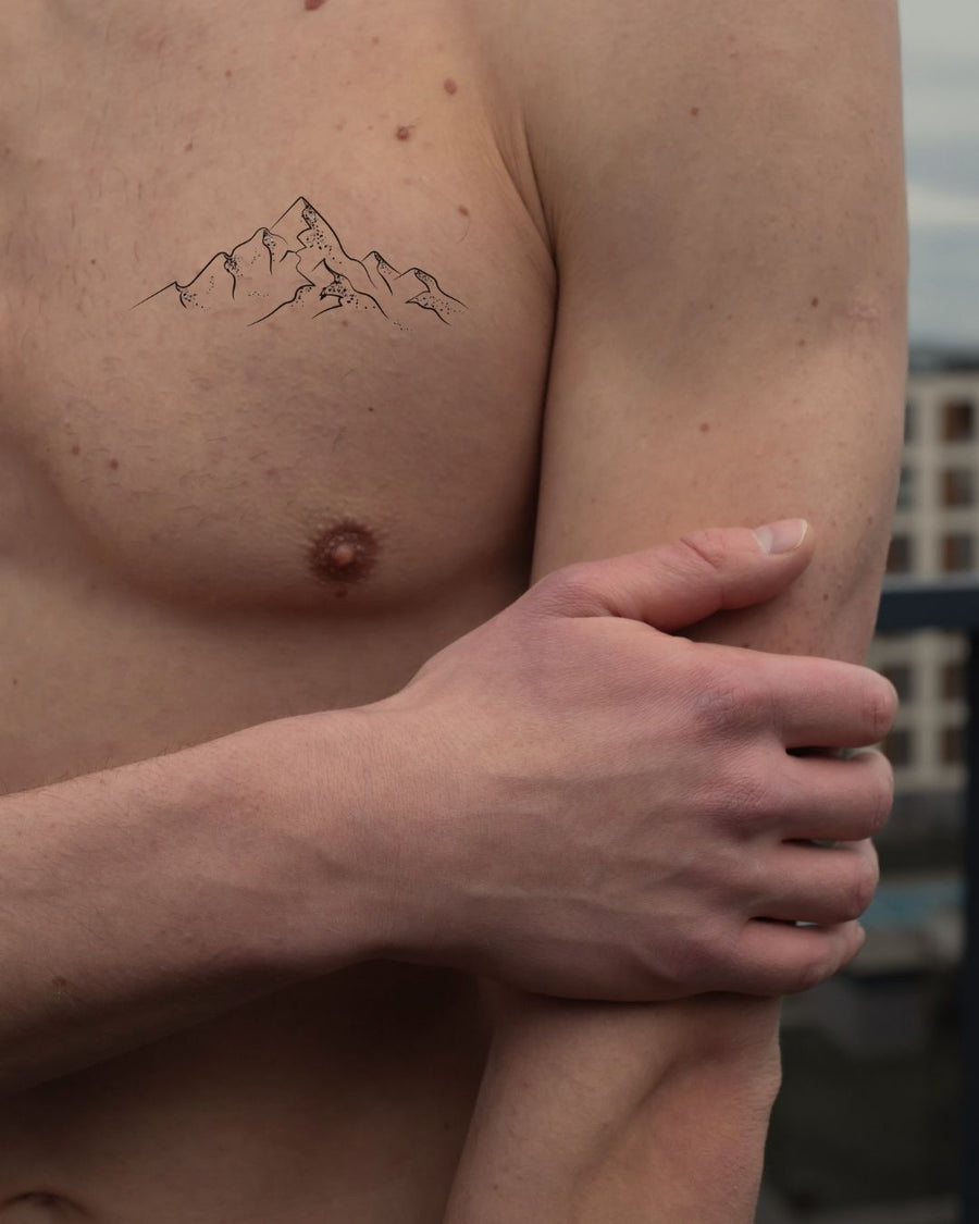 Beyond the mountains, beyond the forests - Temporary tattoo Jagua 8x8