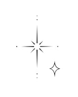 Gwieździsta noc - Tatuaż tymczasowy Jagua 5x5