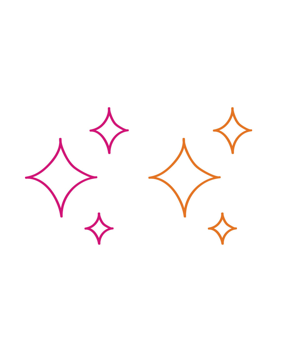 Bądź jedną z gwiazd - Neonowy tatuaż zmywalny 5x5