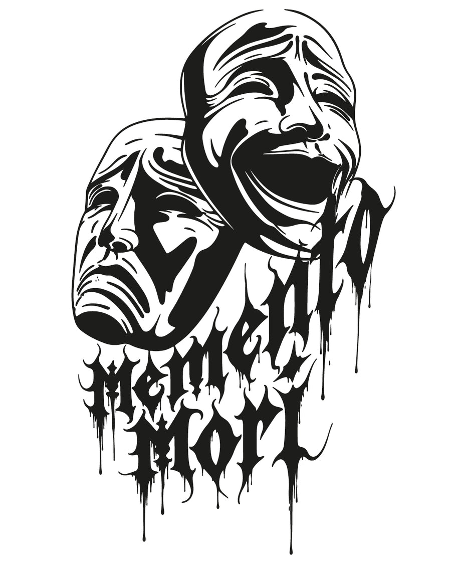 Maski Memento Mori - Tatuaż tymczasowy Jagua 25x15