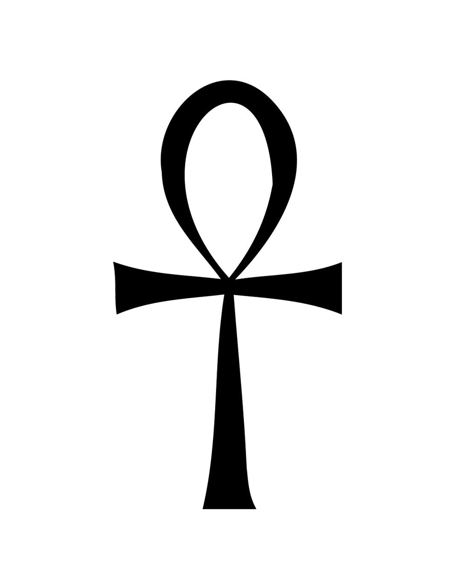 Egipski krzyż Ankh - Tatuaż tymczasowy Jagua 5x5